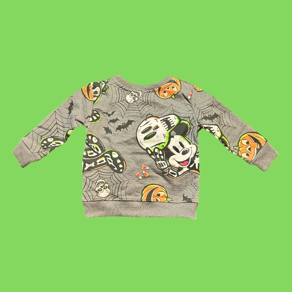 Baby Boy Halloween Mickey Mouse Sweatshirt - Picture 2 of 2